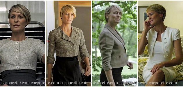 how to look like Claire in House of Cards: choose cropped jackets