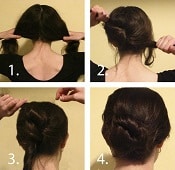 Low Hair Knot - Easy Hairstyles | Corporette